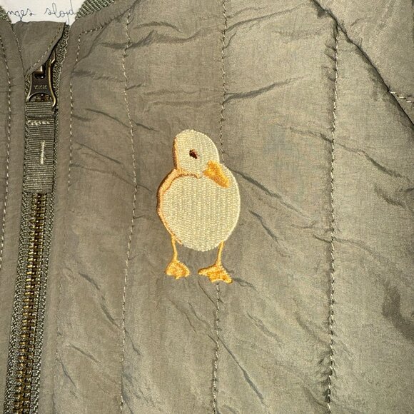 Konges Sloejd — Green Duckie Bomber Toddler Jacket - Picture 3 of 5